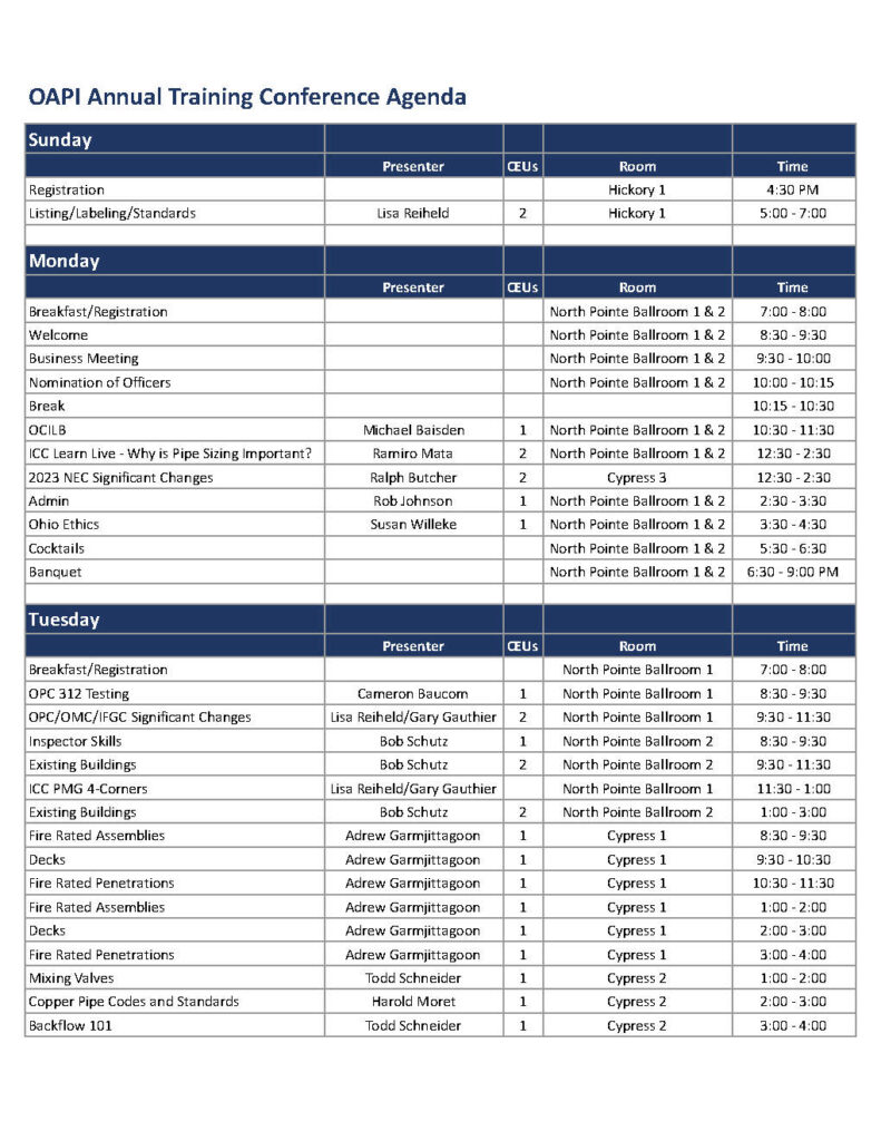 2024 Annual Training Conference OAPI   Conference Schedule2024 Img 791x1024 